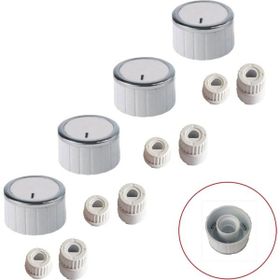 Parmis SÜ0013 Hotpoint Ariston Düğme 4'lü Takımı Ankastre Set Üstü Ocak Düğmesi