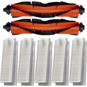 Parmis Xiaomi Uyumlu Mijia G1 Mjstg 1 Robot Süpürge 2 Adet Ana Rulo Fırça ve 5 Adet Hepa Filtre