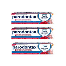 Parodontax 80 gr X 3 Diş Macunu Ferahlık Tam Koruma 534740