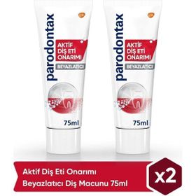 Parodontax Aktif Diş Eti Onarımı Beyazlatıcı 2x75 ml Diş Macunu