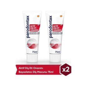 Parodontax Aktif Diş Eti Onarımı Beyazlatıcı 75 ml 2 Adet Diş Macunu