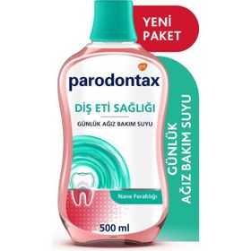 Parodontax Diş Eti Sağlığı Nane Ferahlığı 500 ml Ağız Bakım Suyu