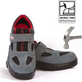 Pars 114 S1 Yazlık Gri İş Ayakkabı