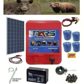 Pars 2000 Ahşap Direk İz Elektrikli Çit Ayı-Domuz Kovucu Eco Set