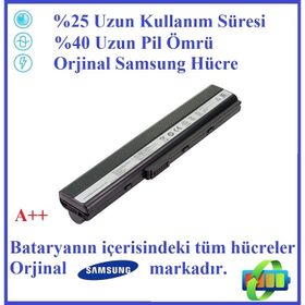 Pars Asus 07G016CX1875 Notebook Batarya