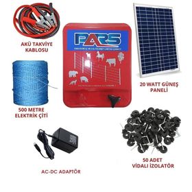 Pars Domuz Kovucu Elektrikli Çit Koruma Seti
