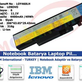 Pars Lenovo IdeaPad Y560a 59-050951 Notebook Batarya Pil