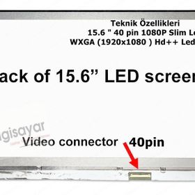 Pars Power Sony Vaio SVF1521A2E / SVF1521A4E Uyumlu Led Lcd Ekran