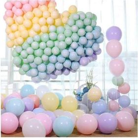 Parti Dolabı Karışık Renk Makaron 12 inç 25 Adet Balon