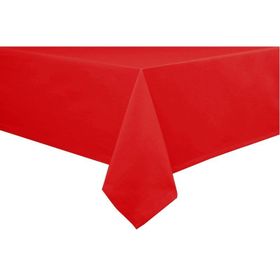 Parti Dolabı Kırmızı Plastik Naylon Kullan At 120x180 cm Masa Örtüsü