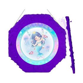 Parti Dükkanım Deniz Kızı Little 42 cm Pinyata + Sopası