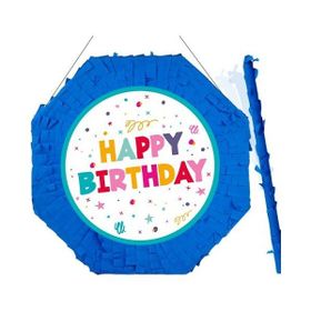 Parti Dükkanım Doğum Günü 42 cm Pinyata + Sopası