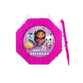 Parti Dükkanım Gabby'nin Hayal Evi 42 cm Pinyata + Sopası