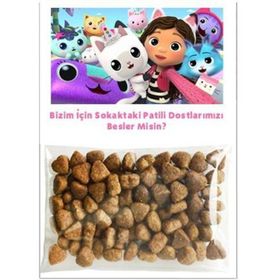Parti Dükkanım Gabbynin Hayal Evi 5 Adet Hediyelik Kedi Maması