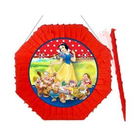 Parti Dükkanım Pamuk Prenses 42 cm Pinyata + Sopası