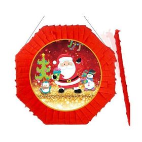 Parti Dükkanım Yılbaşı Noel Baba Model 2 42 cm Pinyata + Sopası