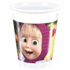 Parti Outlet 8'li Masha And The Bear Bardak