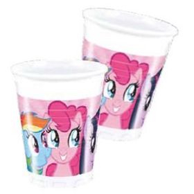 Parti Outlet 8'li Rainbow Pony Bardak