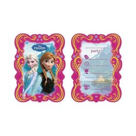 Parti Şöleni Frozen 6 Adet Davetiye