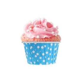 Parti Şöleni Mavi Puanlı Muffin Kek Kapsülü