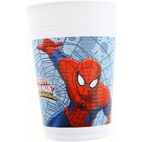 PartiBulutu 200 cc 8'li Spiderman Savaşçı Plastik Bardak