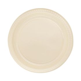PartiBulutu 22 cm 25'li Krem Plastik Tabak