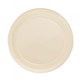 PartiBulutu 22 cm 25'li Krem Plastik Tabak