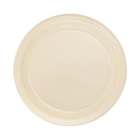 PartiBulutu 22 cm 25'li Krem Plastik Tabak