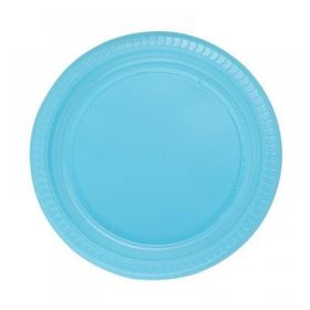 PartiBulutu 22 cm 25'li Mavi Plastik Tabak