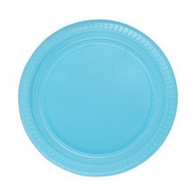 PartiBulutu 22 cm 25'li Mavi Plastik Tabak