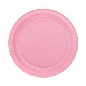 PartiBulutu 22 cm 25'li Pembe Plastik Tabak