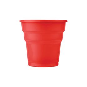 PartiBulutu 25'li Kırmızı Plastik Meşrubat Bardağı