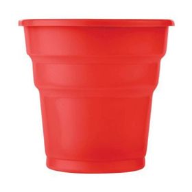 PartiBulutu 25'li Kırmızı Plastik Meşrubat Bardağı