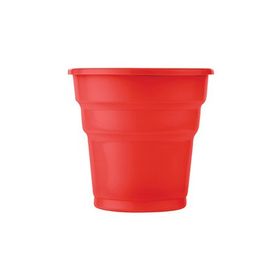 PartiBulutu 25'li Kırmızı Plastik Meşrubat Bardağı