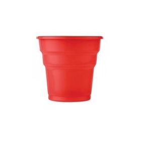 PartiBulutu 25'li Kırmızı Plastik Meşrubat Bardağı