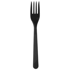 PartiBulutu 25'li Siyah Plastik Çatal