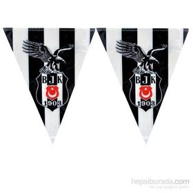 PartiBulutu Beşiktaş Üçgen Bayrak Set
