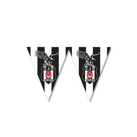 PartiBulutu Beşiktaş Üçgen Bayrak Set