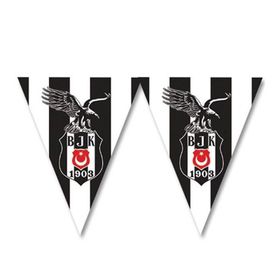 PartiBulutu Beşiktaş Üçgen Bayrak Set