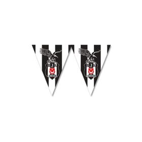 PartiBulutu Beşiktaş Üçgen Bayrak Set