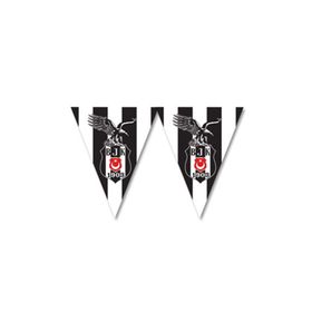 PartiBulutu Beşiktaş Üçgen Bayrak Set