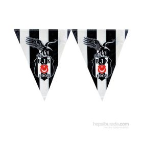 PartiBulutu Beşiktaş Üçgen Bayrak Set