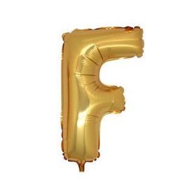 PartiBulutu F Harf Altın 40 cm Folyo Balon