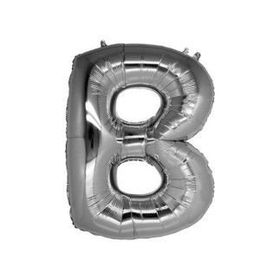 PartiBulutu Gümüş 40 cm B Harf Folyo Balon