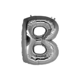 PartiBulutu Gümüş 40 cm B Harf Folyo Balon