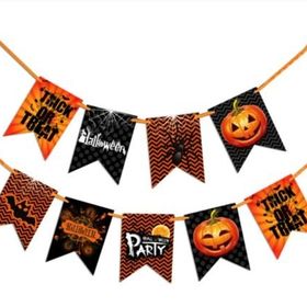 PartiBulutu Halloween Flama Bayrak Set