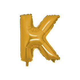 PartiBulutu K Harf Altın 40 cm Folyo Balon