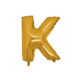 PartiBulutu K Harf Altın 40 cm Folyo Balon
