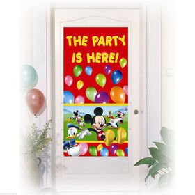 PartiBulutu Mickey Playful Kapı Afişi