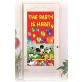 PartiBulutu Mickey Playful Kapı Afişi